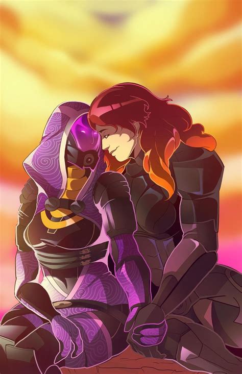 shepard x tali|femshep x tali.